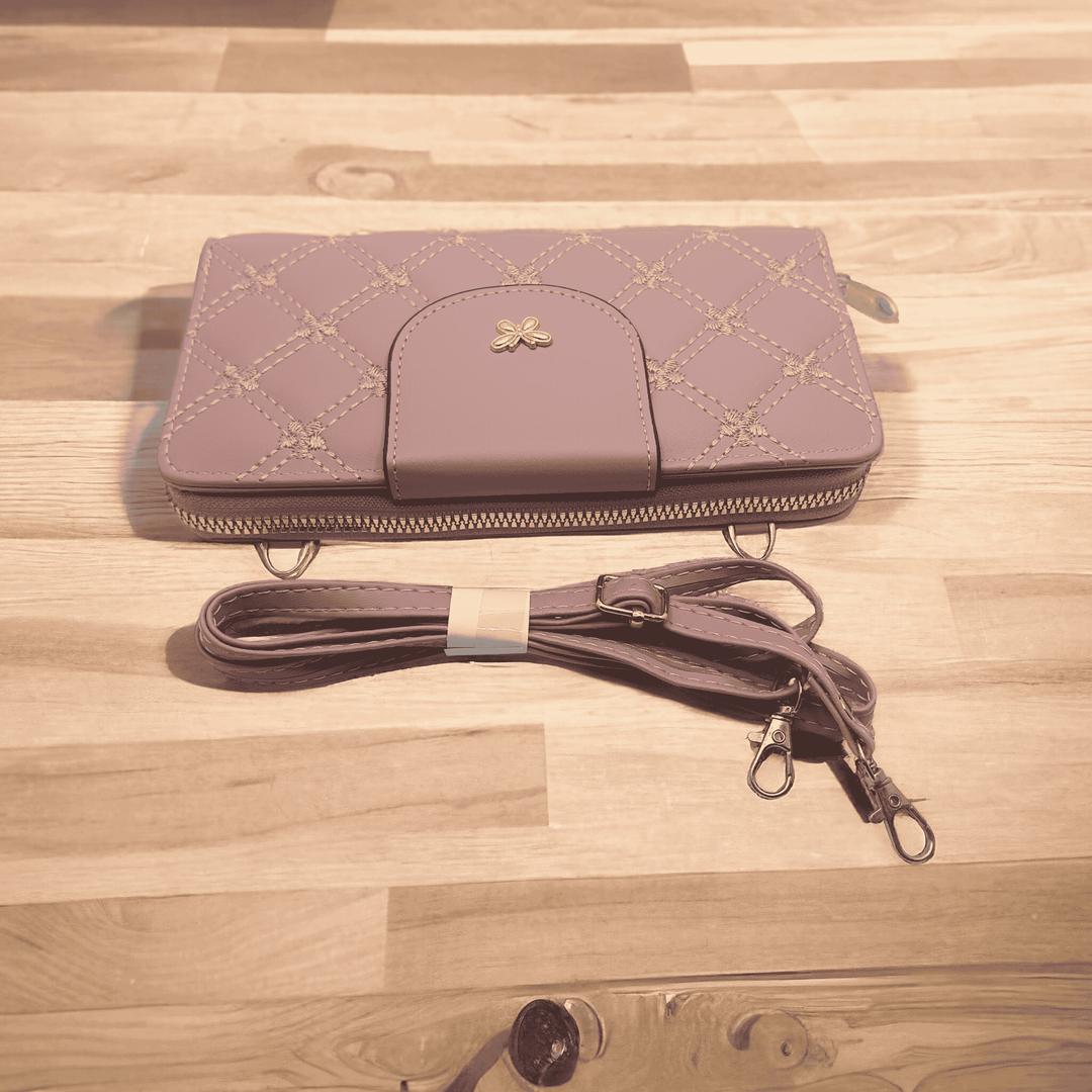 Pu Leather Embroidered Clutch