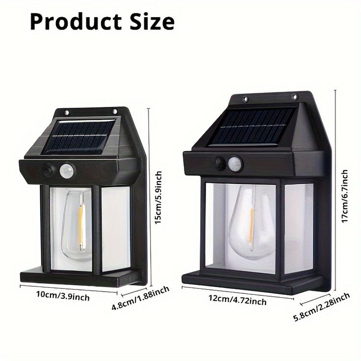 Solar Induction Wall Lamp – Waterproof Outdoor LED Light with Motion Sensor