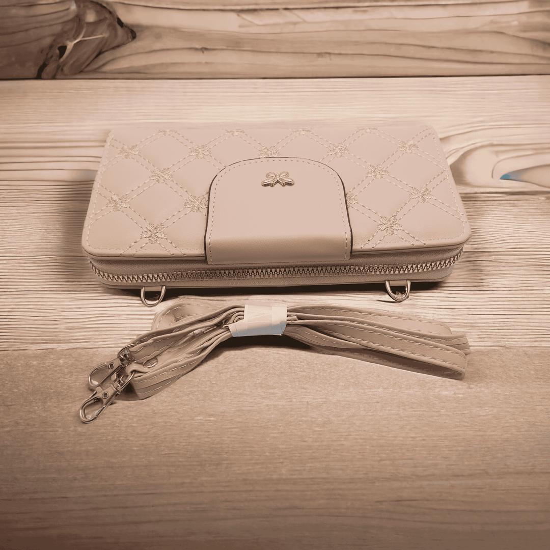 Pu Leather Embroidered Clutch