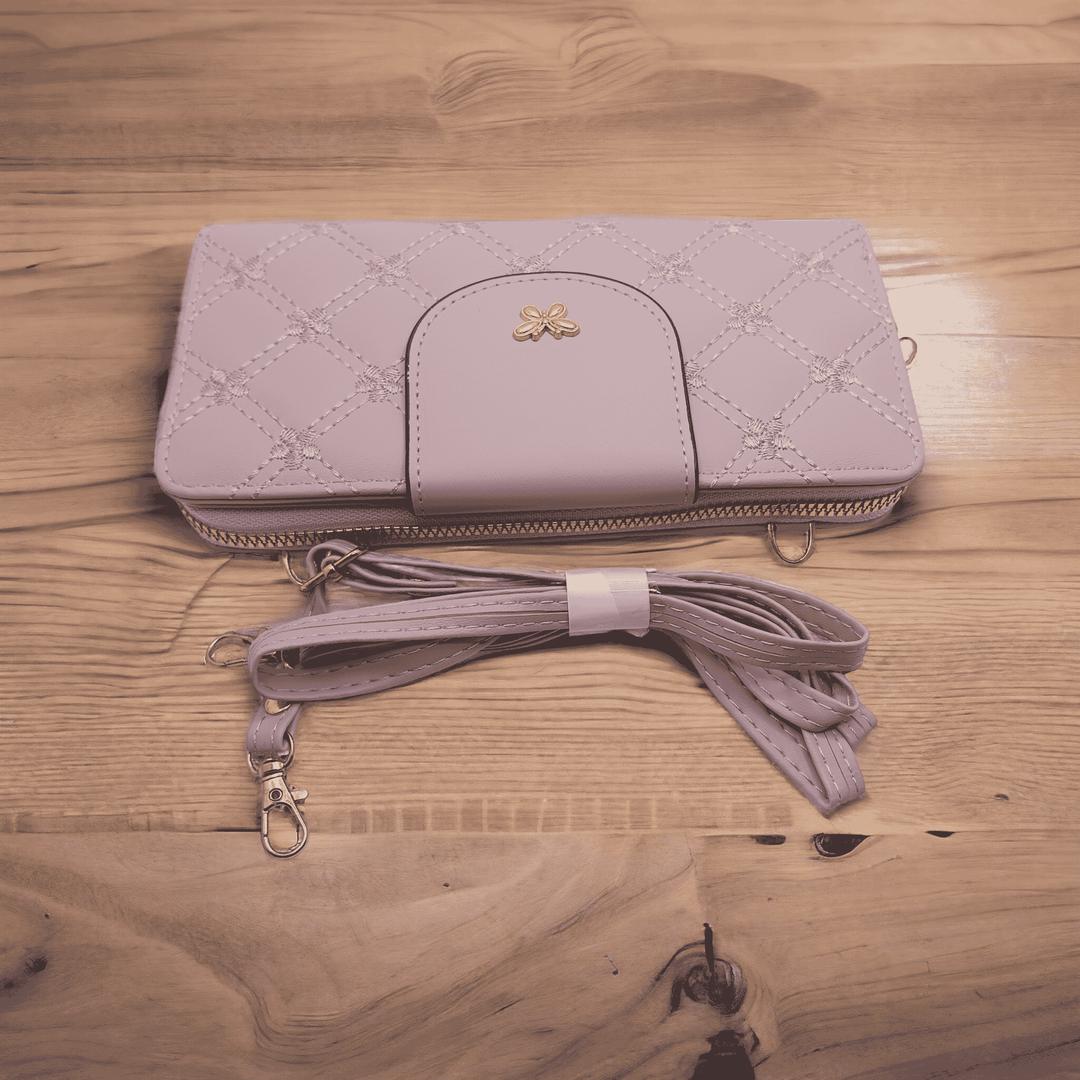 Pu Leather Embroidered Clutch