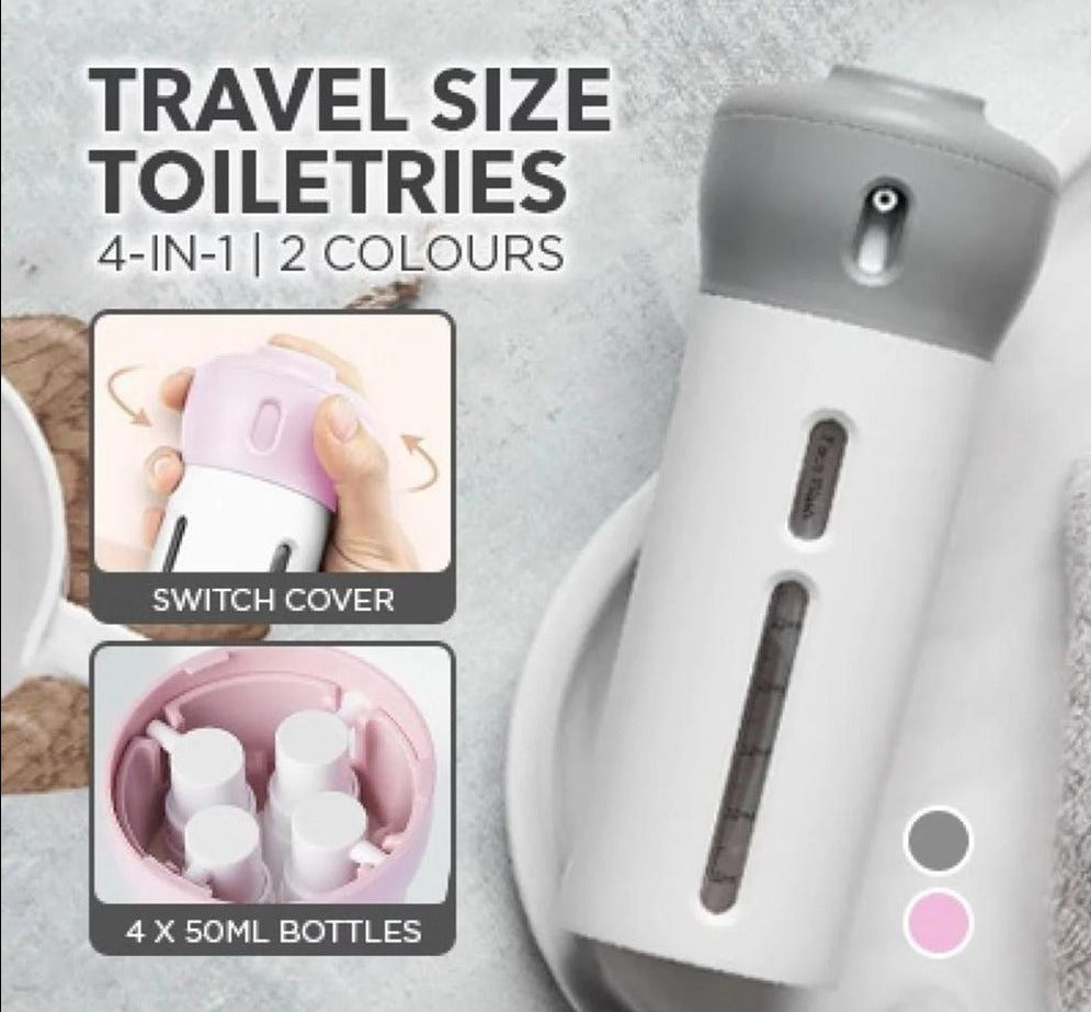 4 In 1 Smart Travel Bottle