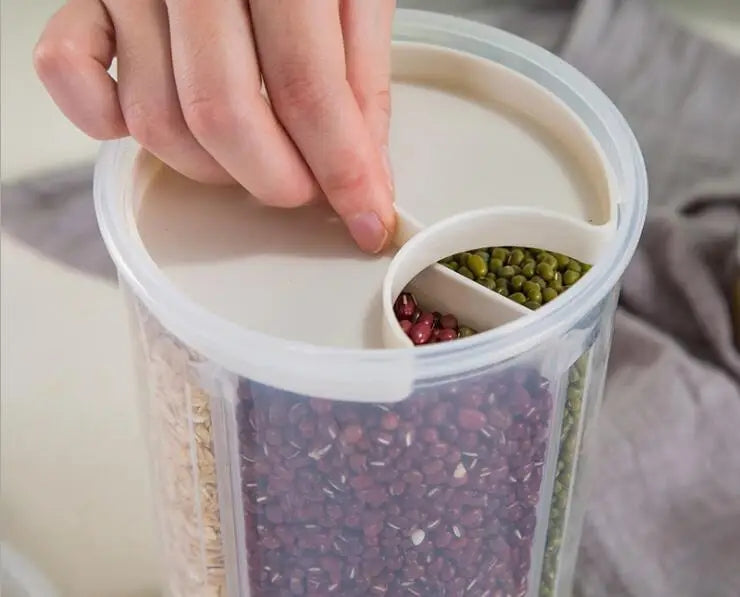 3 Portions Airtight Storage Container