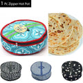 Zipper Hot Pot For Roti Warm Up, Durable Fabric