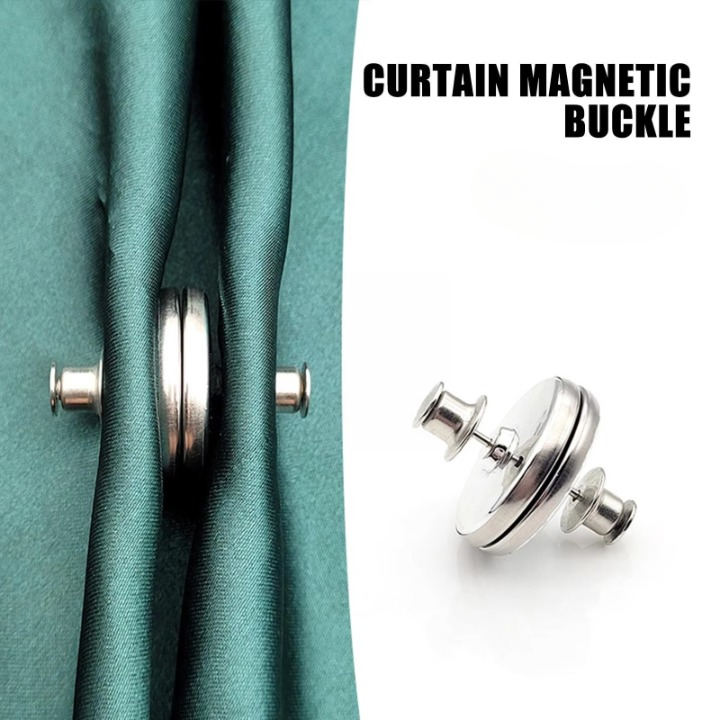 Curtain Pins, Curtain Tiebacks, Magnetic, Gap Resistant, Lace | Curtains, Curtain Accessories, Fasteners | Curtains Button Magnet