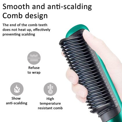 909 Hair Straightener Brush | 6 Heat Modes Electric Hair Straightening Comb