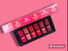 6 In 1 Matte Lipstick Set