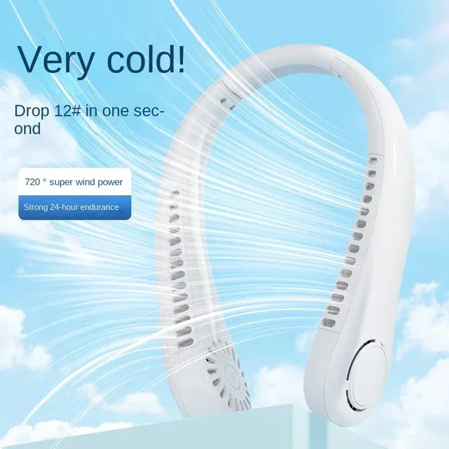 Bladeless Portable Hanging Neck Fan