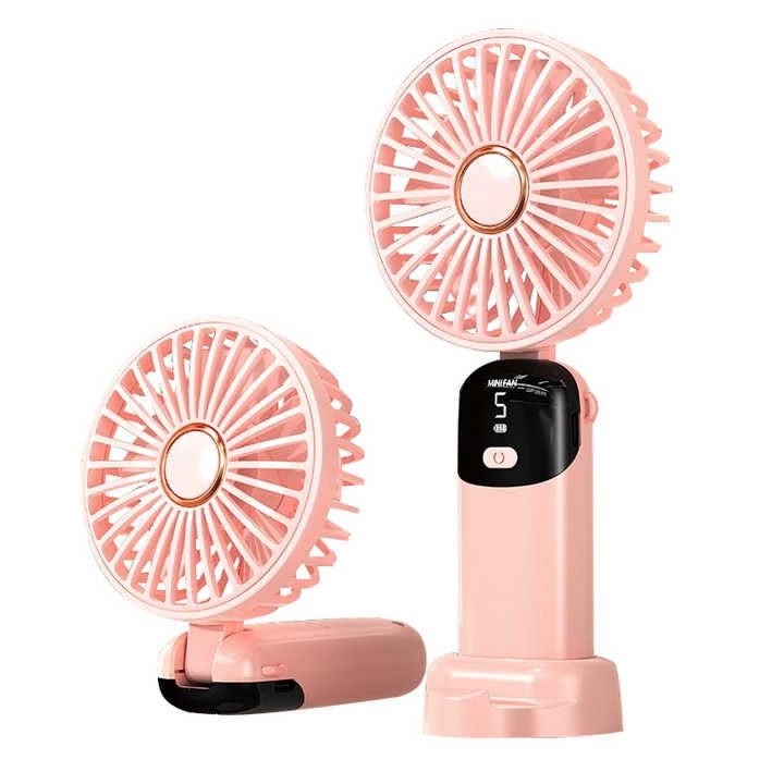 Rechargeable Hand Fan with 5 Speed