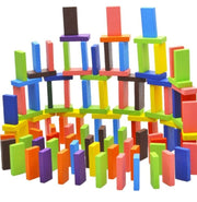 Wooden Dominoes for Kids – Fun, Learning & Family Entertainment (100 Pic Set)