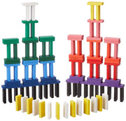 Wooden Dominoes for Kids – Fun, Learning & Family Entertainment (100 Pic Set)