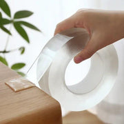 Double Side Transparent Tape – Strong Adhesive, Clear & Multi-Purpose (5Meter)