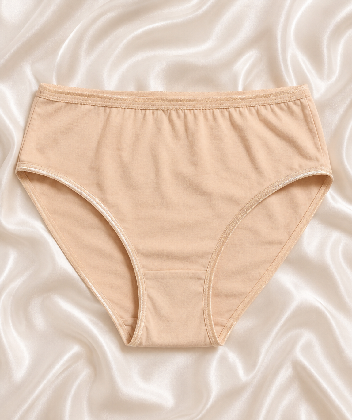 Premium Women’s Cotton Printed Panty with Elegant Lace Trim – Soft & Comfortable
