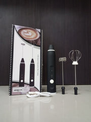 USB Rechargeable Electric Milk Frother & Coffee Mixer