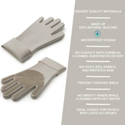 Silicone Dishwashing Gloves – Reusable