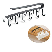 Multi-Purpose Kitchen Shelf Hanging Hooks – Space-Saving Utensil & Cup Organizer