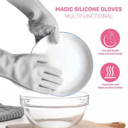 Silicone Dishwashing Gloves – Reusable