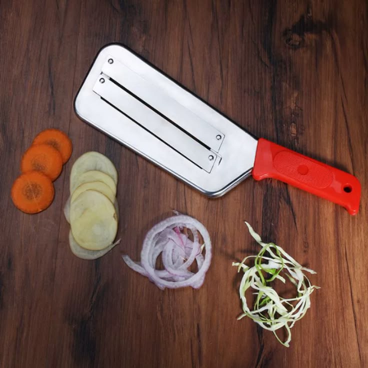 Stainless Steel Cabbage Cutter – Manual Vegetable Slicer for Thin & Fast Cutting